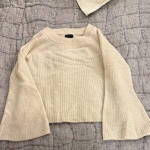 Only Mine Women's Beige Crew Neck Sweater